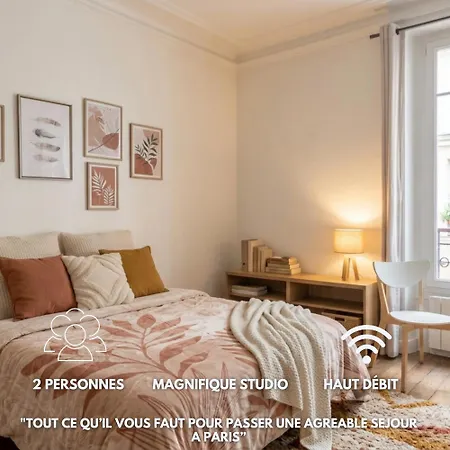 La Perle Du 16eme - 2 Pers - Lumineux - Cour Privative Apartmán Paříž