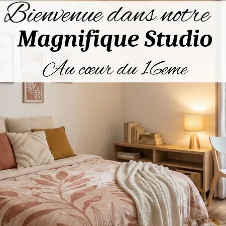 La Perle Du 16eme - 2 Pers - Lumineux - Cour Privative Apartmán